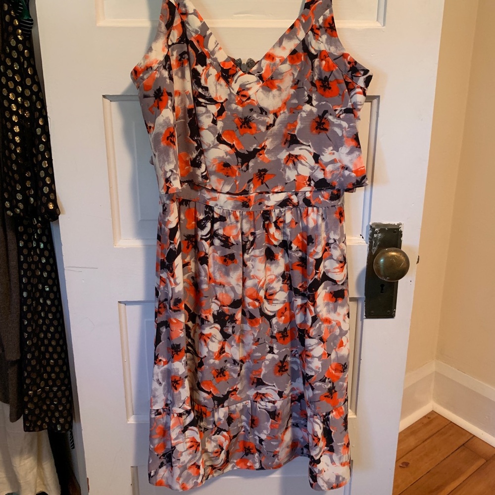 Parker floral flouncy dress